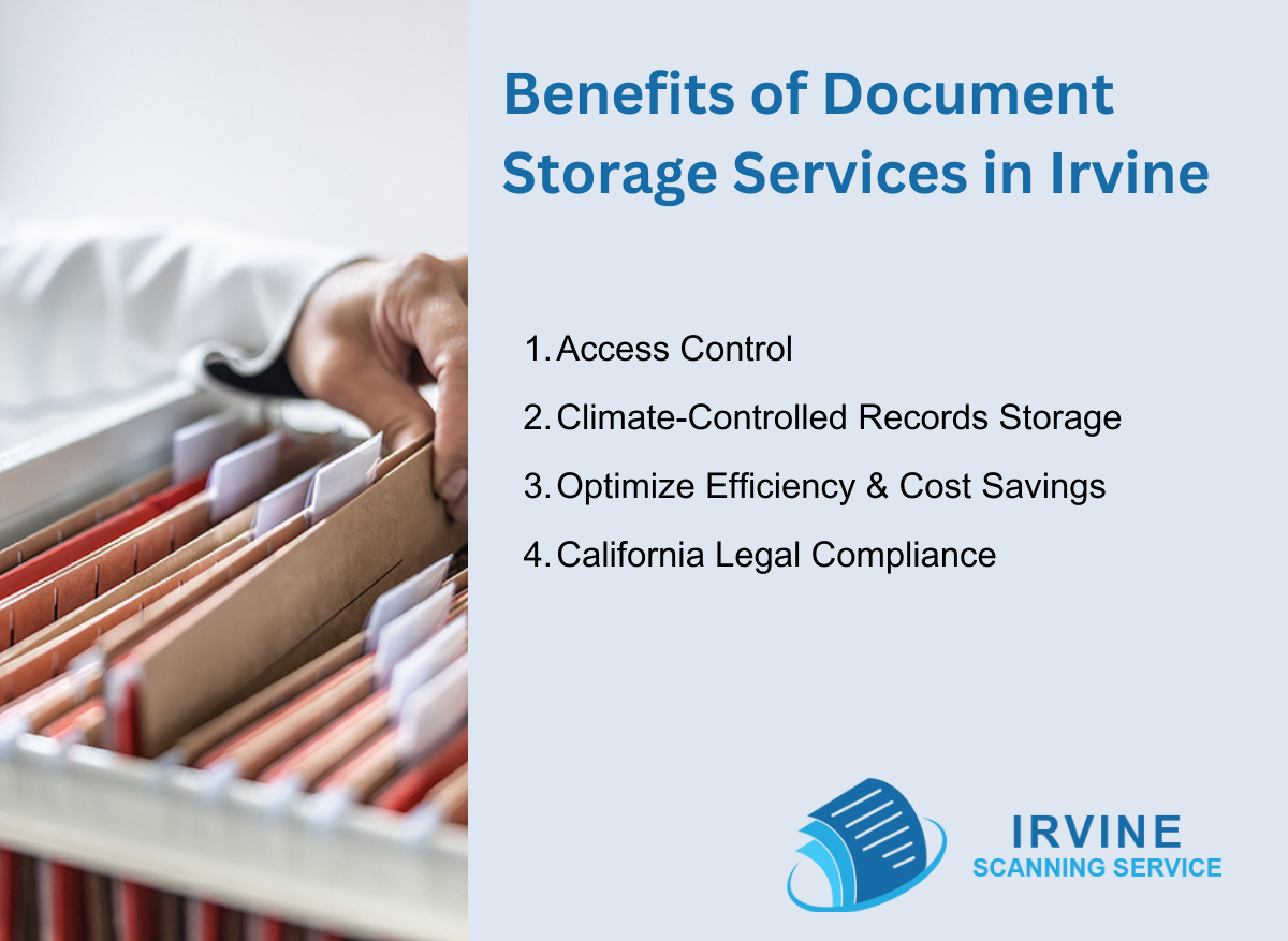 Benefits of Document Storage Services in Irvine